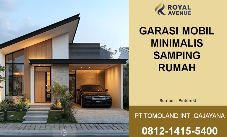 Garasi Mobil Minimalis Samping Rumah: Inspirasi Desain Modern dan Fungsional