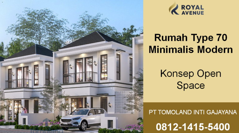 Rumah Type 70 Minimalis Modern: Inspirasi Hunian Fungsional dan Elegan
