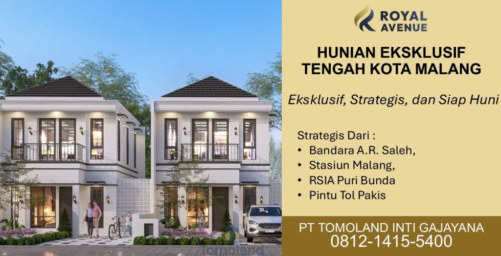Jual Rumah Gaya Klasik Modern di Malang: Hunian Eksklusif dengan Desain Elegan