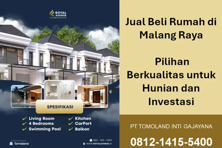 Jual Beli Rumah di Malang Raya: Pilihan Berkualitas untuk Hunian dan Investasi