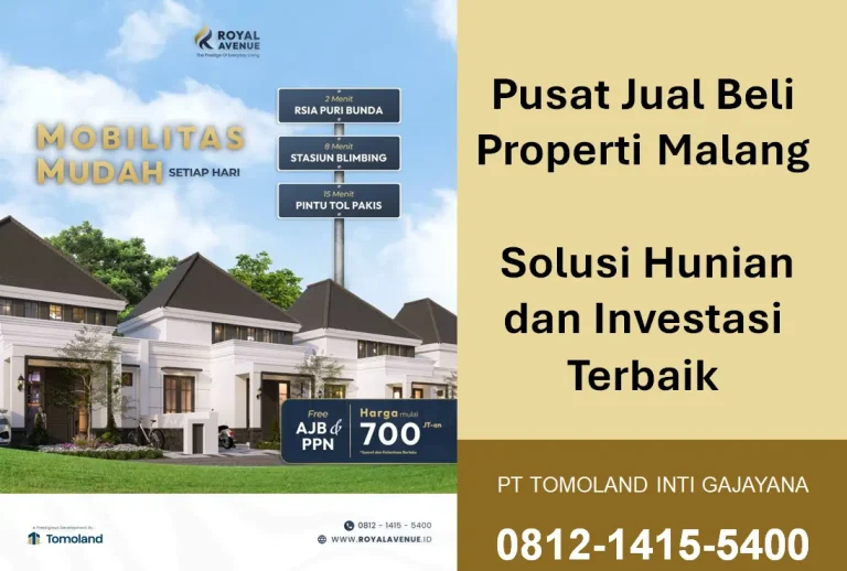 Pusat Jual Beli Properti Malang: Solusi Hunian dan Investasi Terbaik
