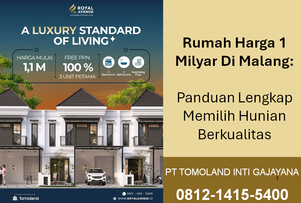 Rumah Harga 1 Milyar Di Malang: Panduan Lengkap Memilih Hunian Berkualitas