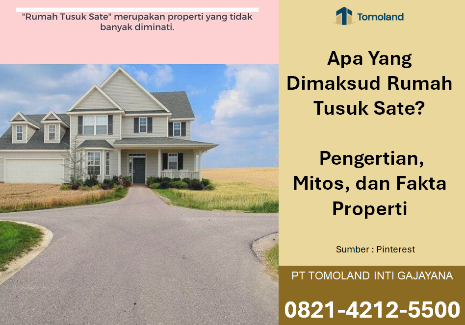 Apa Yang Dimaksud Rumah Tusuk Sate? Pengertian, Mitos, dan Fakta Properti