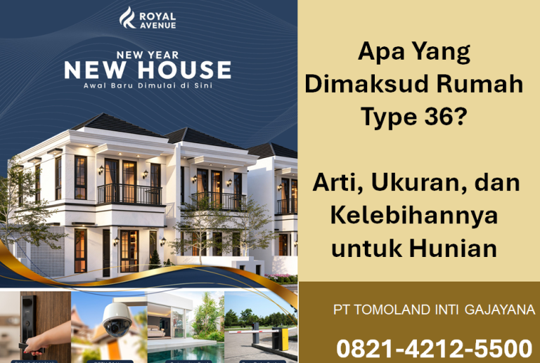 Apa Yang Dimaksud Rumah Type 36? Arti, Ukuran, dan Kelebihannya untuk Hunian