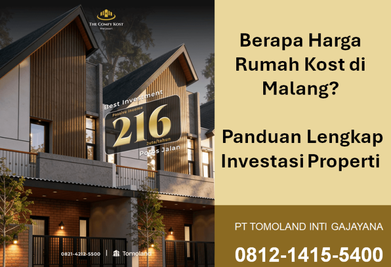Berapa Harga Rumah Kost di Malang? Panduan Lengkap Investasi Properti
