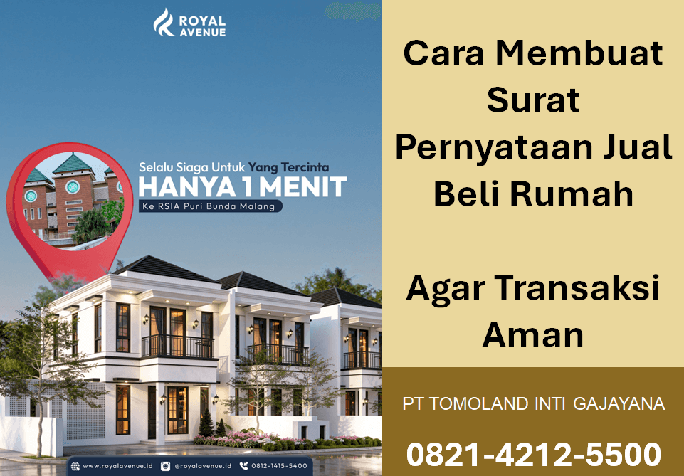 Cara Membuat Surat Pernyataan Jual Beli Rumah Agar Transaksi Aman