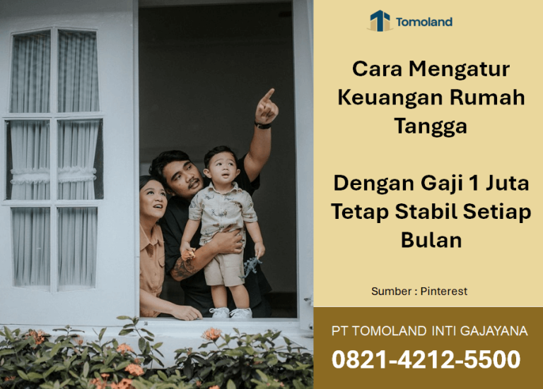 Cara Mengatur Keuangan Rumah Tangga Dengan Gaji 1 Juta Tetap Stabil Setiap Bulan