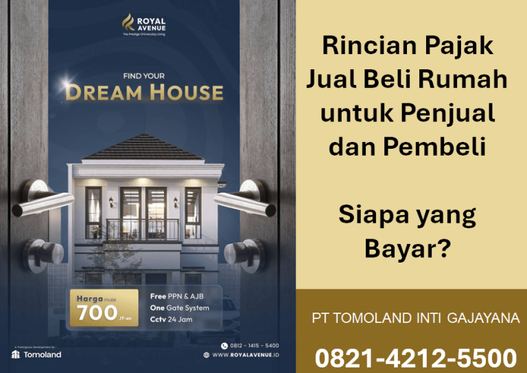 Rincian Pajak Jual Beli Rumah untuk Penjual dan Pembeli: Siapa yang Bayar?