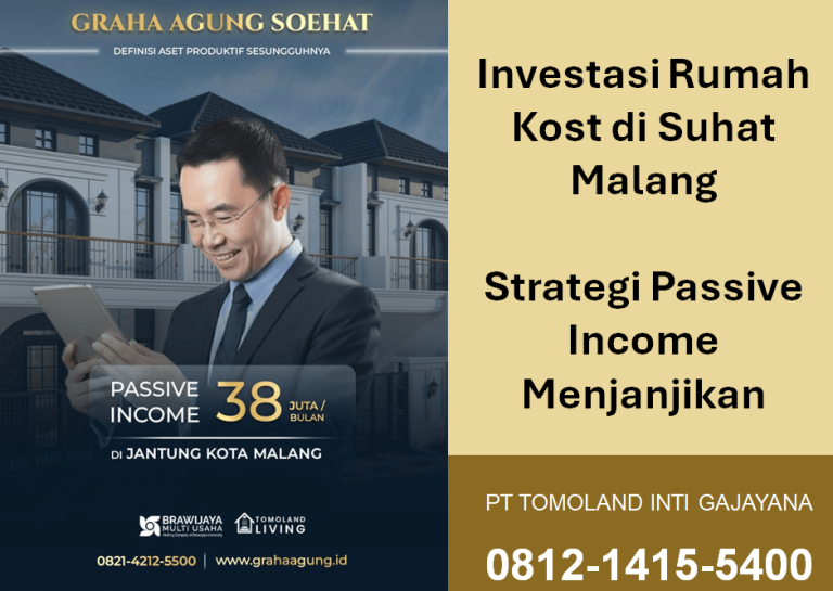 Investasi Rumah Kost di Suhat Malang: Strategi Passive Income Menjanjikan