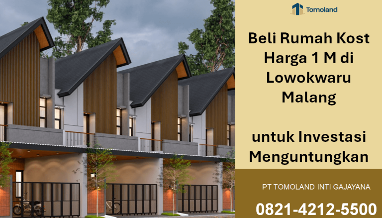 Beli Rumah Kost 12 Kamar di Lowokwaru Malang untuk Passive Income Stabil