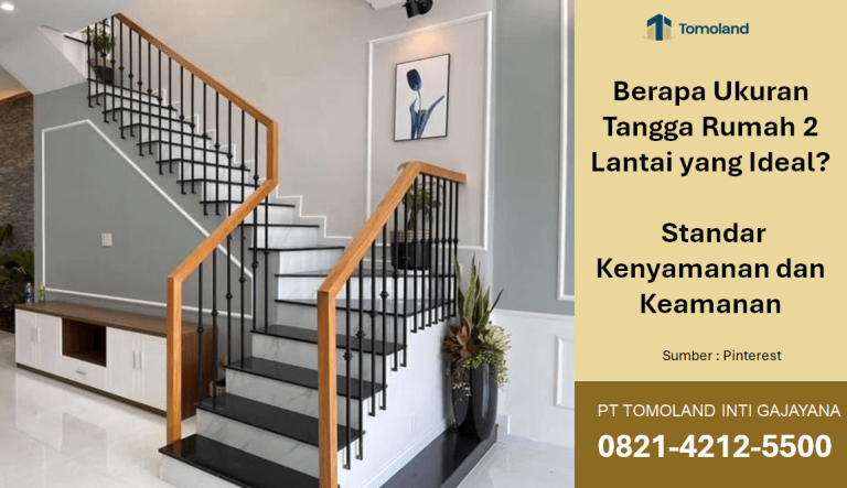Berapa Ukuran Tangga Rumah 2 Lantai yang Ideal? Standar Kenyamanan dan Keamanan