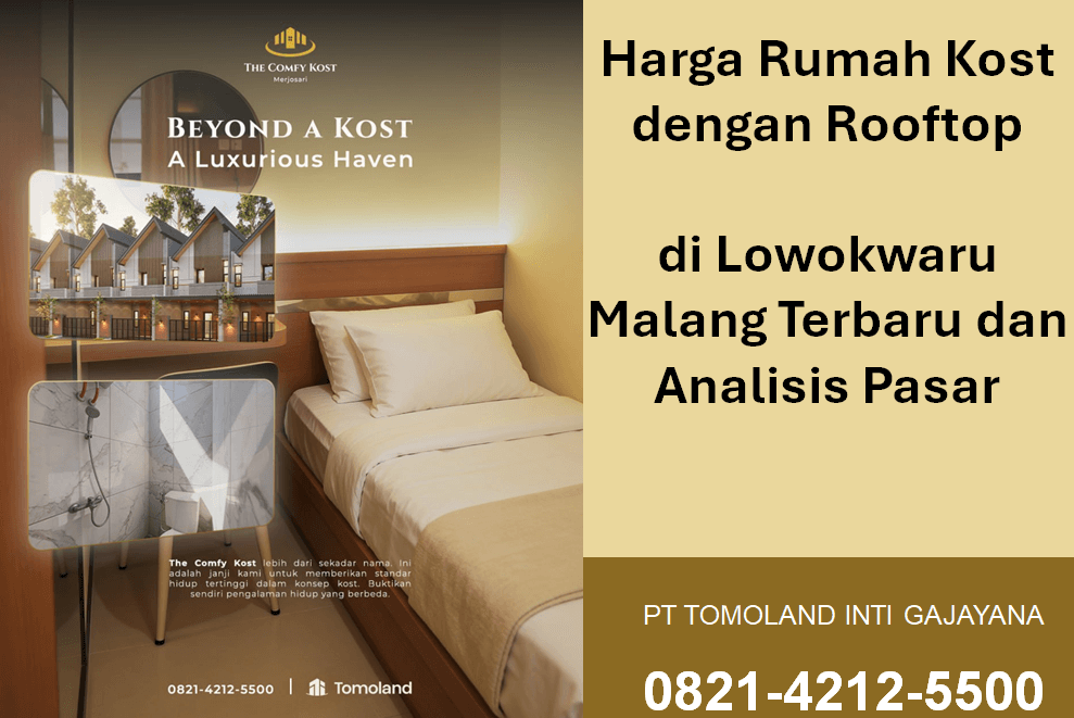 Harga Rumah Kost dengan Rooftop di Lowokwaru Malang Terbaru dan Analisis Pasar