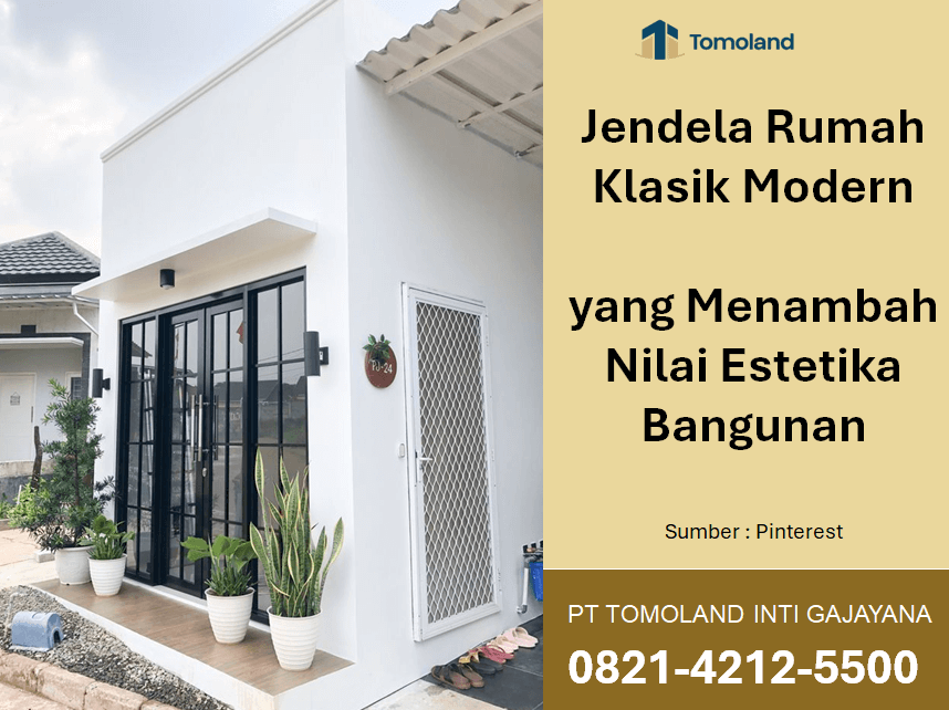 Jendela Rumah Klasik Modern yang Menambah Nilai Estetika Bangunan