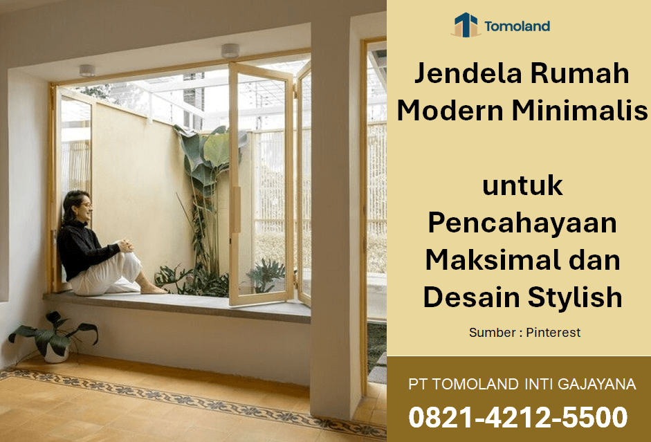 Jendela Rumah Modern Minimalis untuk Pencahayaan Maksimal dan Desain Stylish