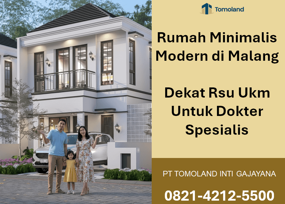 Rumah Minimalis Modern di Malang Dekat Rsu Ukm Untuk Dokter Spesialis