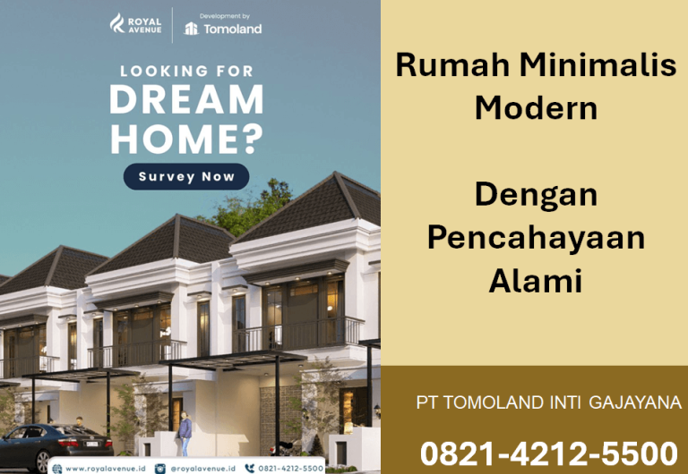 Rumah Minimalis Modern Dengan Pencahayaan Alami
