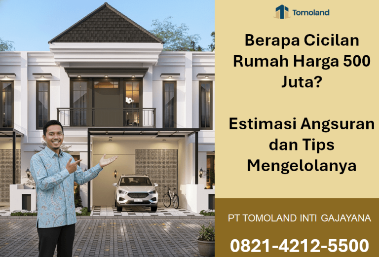 Berapa Cicilan Rumah Harga 500 Juta? Estimasi Angsuran dan Tips Mengelolanya