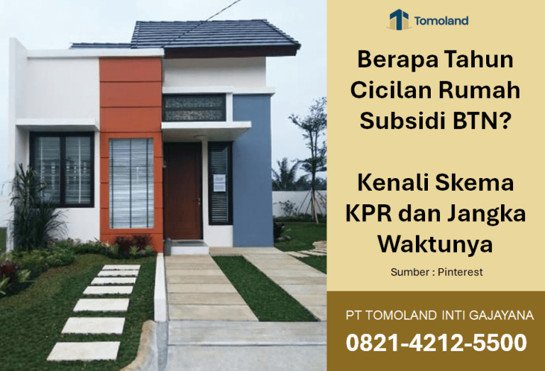 Berapa Tahun Cicilan Rumah Subsidi BTN? Kenali Skema KPR dan Jangka Waktunya