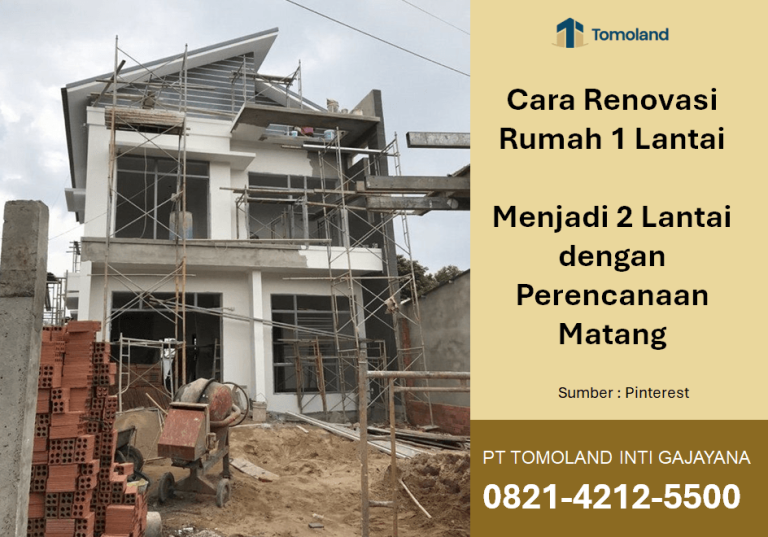 Cara Renovasi Rumah 1 Lantai Menjadi 2 Lantai dengan Perencanaan Matang