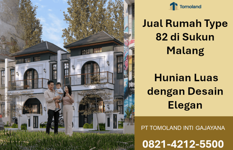 Jual Rumah Type 82 di Sukun Malang: Hunian Luas dengan Desain Elegan | Grand Avenue Tomoland