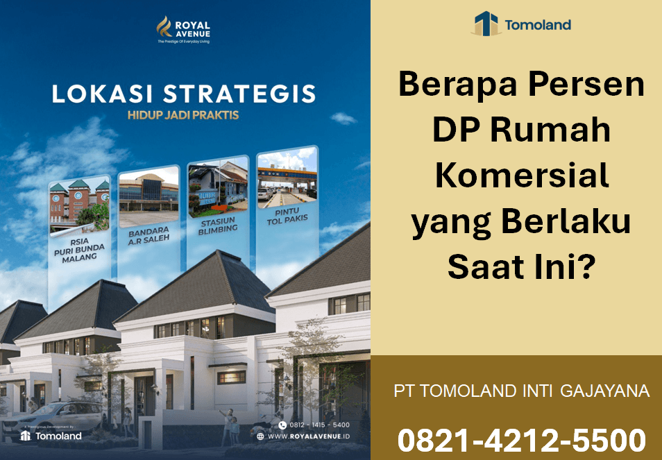 Berapa Persen DP Rumah Komersial yang Berlaku Saat Ini melalui Ketentuan Perbankan Terbaru