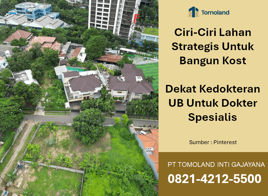 Ciri-Ciri Lahan Strategis Untuk Bangun Kost Dekat Kedokteran UB Untuk Dokter Spesialis