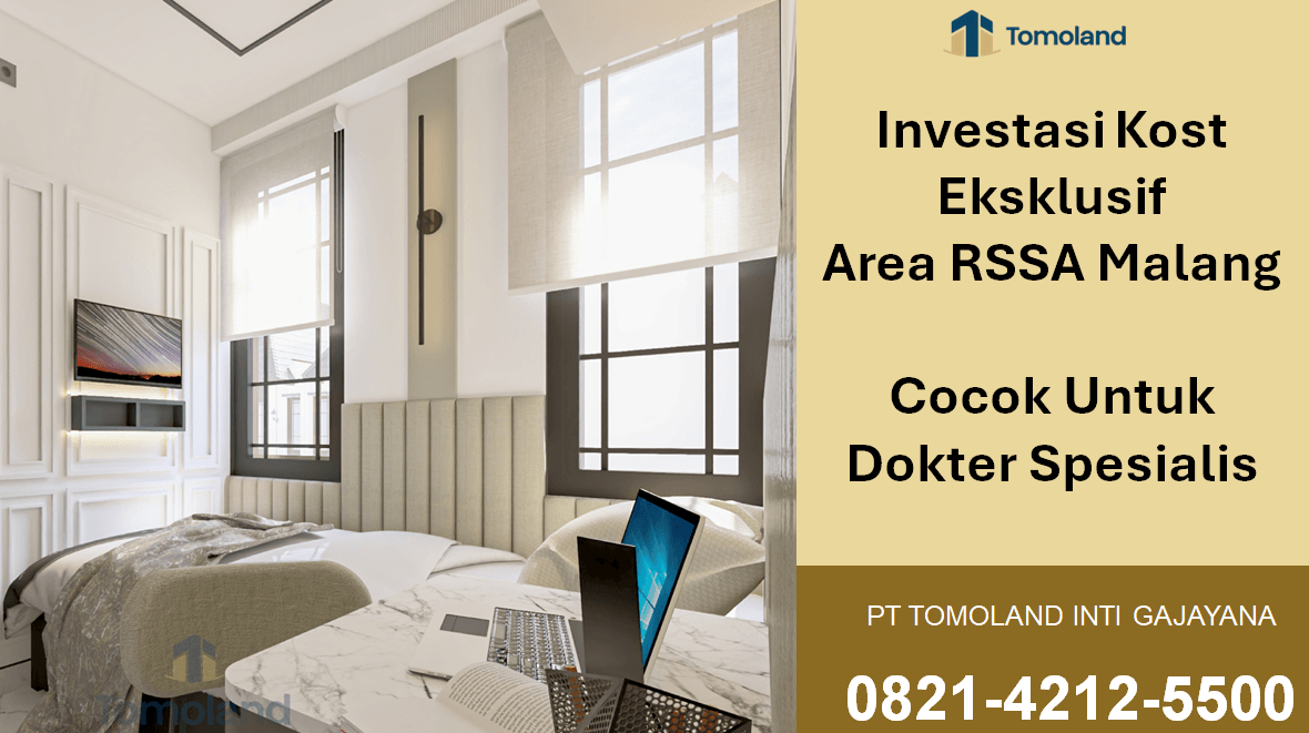 Investasi Kost Eksklusif Area RSSA Malang Cocok Untuk Dokter Spesialis