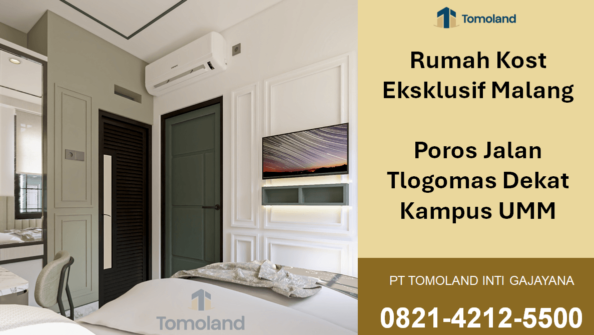 Rumah Kost Eksklusif Malang: Investasi Properti Strategis di Poros Tlogomas Dekat Kampus UMM