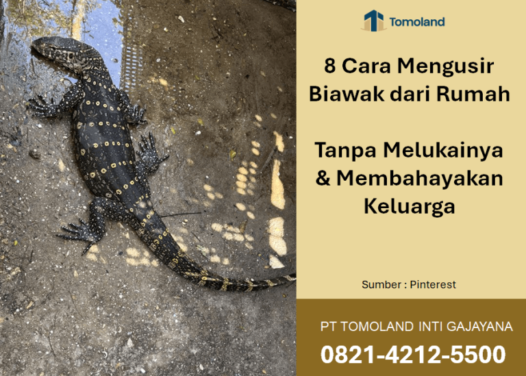 8 Cara Mengusir Biawak dari Rumah Tanpa Melukainya & Membahayakan Keluarga