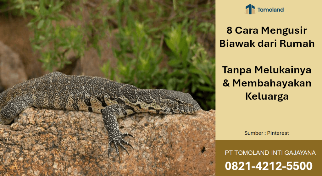 8 Cara Mengusir Biawak dari Rumah Tanpa Melukainya & Membahayakan Keluarga
