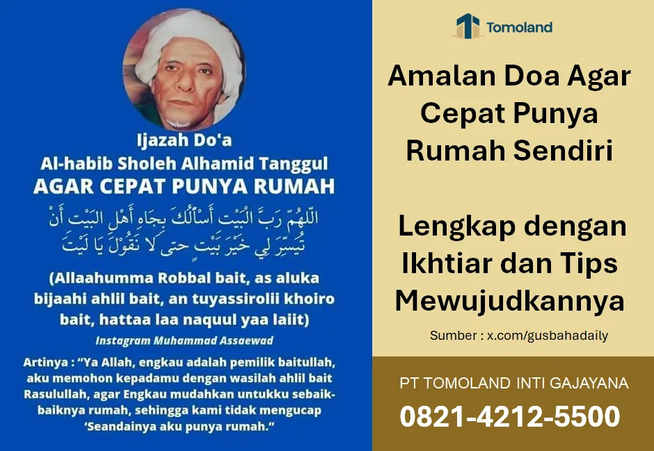 Amalan Doa Agar Cepat Punya Rumah Sendiri, Lengkap dengan Ikhtiar dan Tips Mewujudkannya