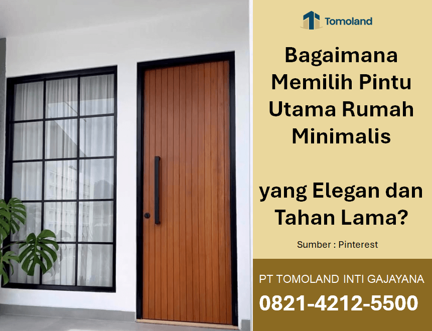 Pintu Utama Rumah Minimalis: Bagaimana Memilih yang Elegan dan Tahan Lama?
