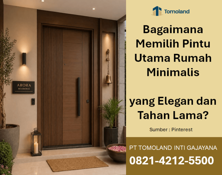 Pintu Utama Rumah Minimalis: Bagaimana Memilih yang Elegan dan Tahan Lama?