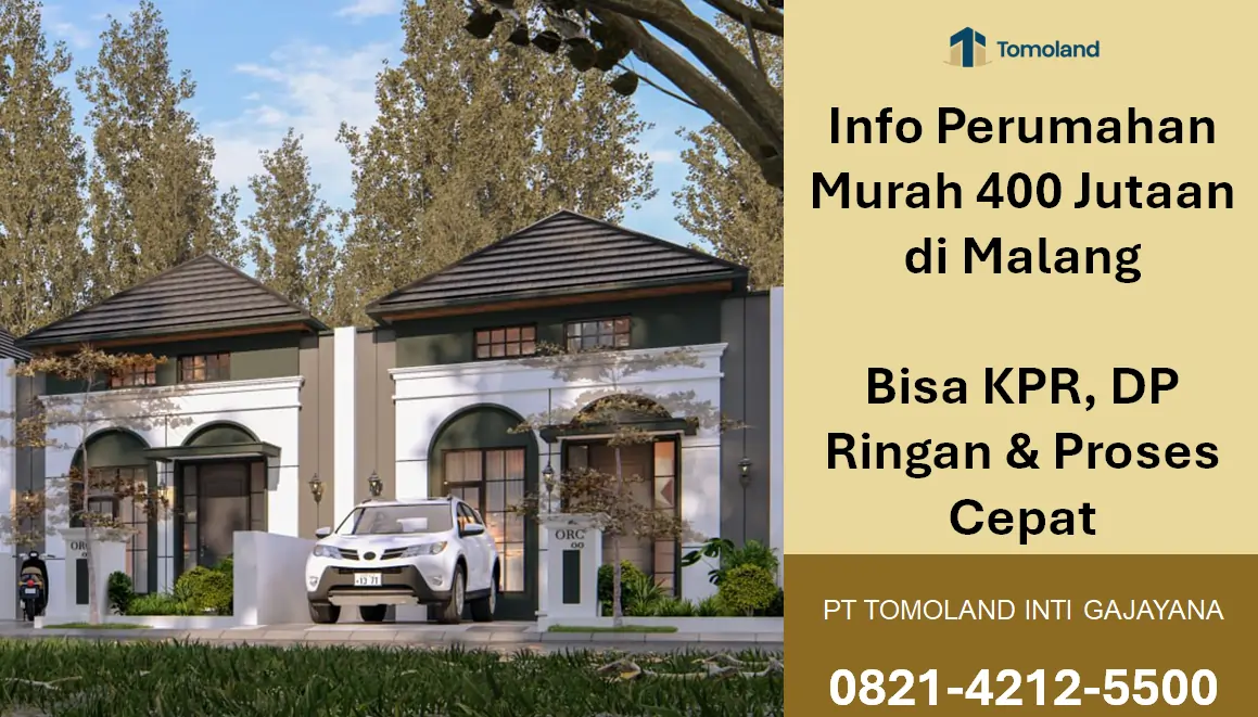 Info Perumahan Murah 400 Jutaan di Malang: Investasi Cerdas untuk Masa Depan Keluarga Anda | Grand Avenue Sukun by Tomoland