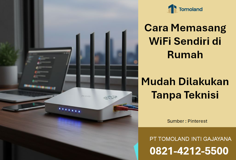Cara Memasang WiFi Sendiri di Rumah, Mudah Dilakukan Tanpa Teknisi