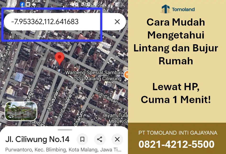Cara Mudah Mengetahui Lintang dan Bujur Rumah Lewat HP, Cuma 1 Menit!