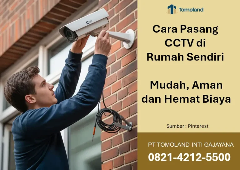 Cara Pasang CCTV di Rumah Sendiri, Mudah, Aman, dan Hemat Biaya