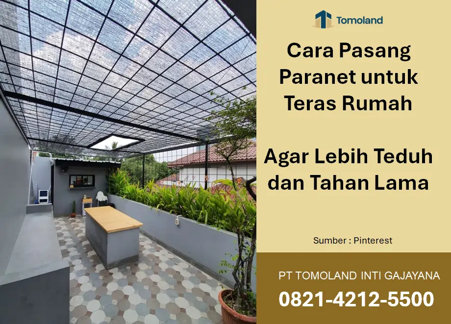 Cara Pasang Paranet untuk Teras Rumah agar Lebih Teduh dan Tahan Lama