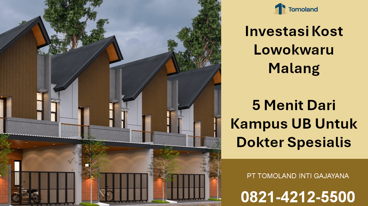 Investasi Kost Lowokwaru Malang 5 Menit Dari Kampus UB Untuk Dokter Spesialis