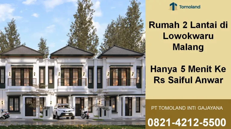 Rumah 2 Lantai di Lowokwaru Malang, 5 Menit Ke RS Saiful Anwar Untuk Dokter Spesialis | Graha Agung by Tomoland