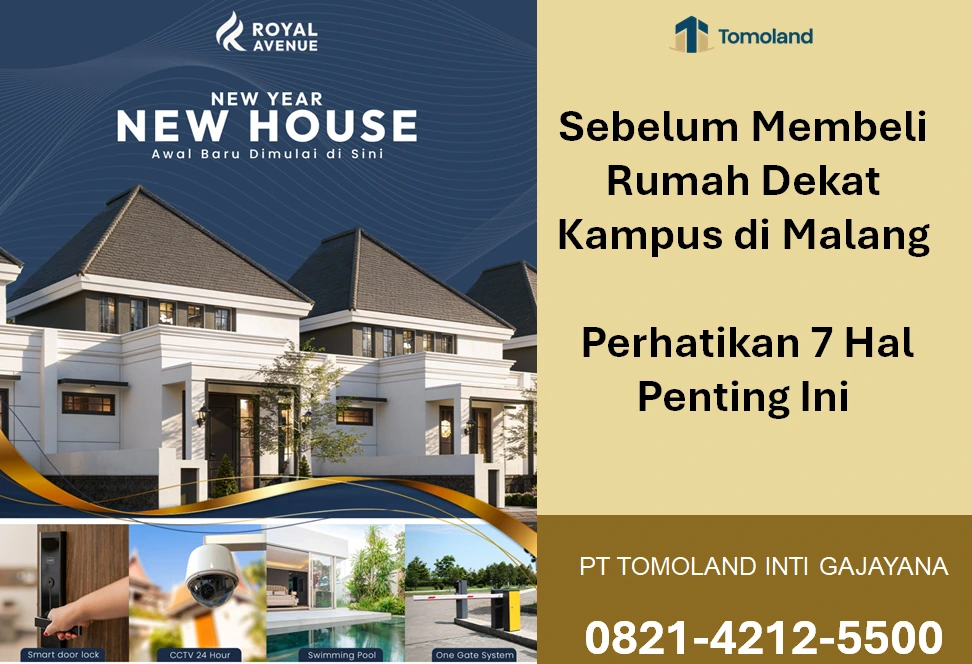 Sebelum Membeli Rumah Dekat Kampus di Malang, Perhatikan 7 Hal Penting Ini