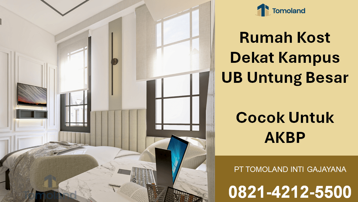 Rumah Kost Dekat Kampus UB Untung Besar Cocok Untuk AKBP