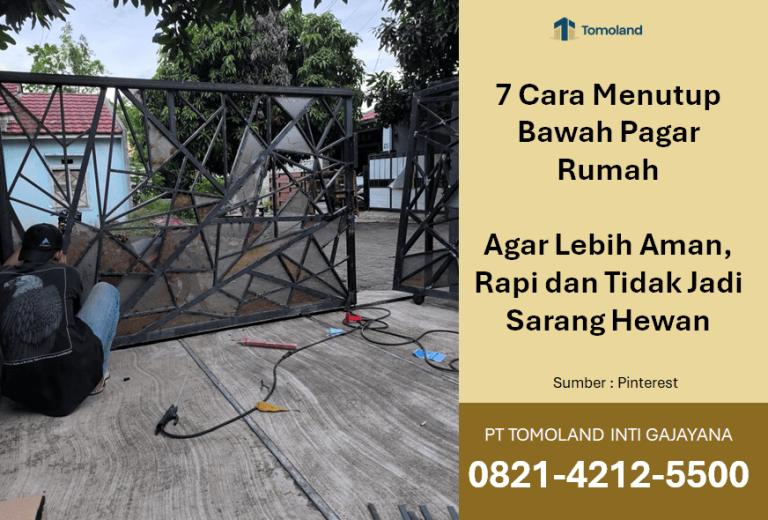 7 Cara Menutup Bawah Pagar Rumah agar Lebih Aman, Rapi & Tidak Jadi Sarang Hewan