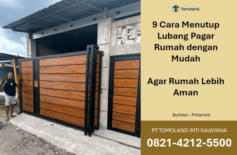 9 Cara Menutup Lubang Pagar Rumah dengan Mudah agar Rumah Lebih Aman