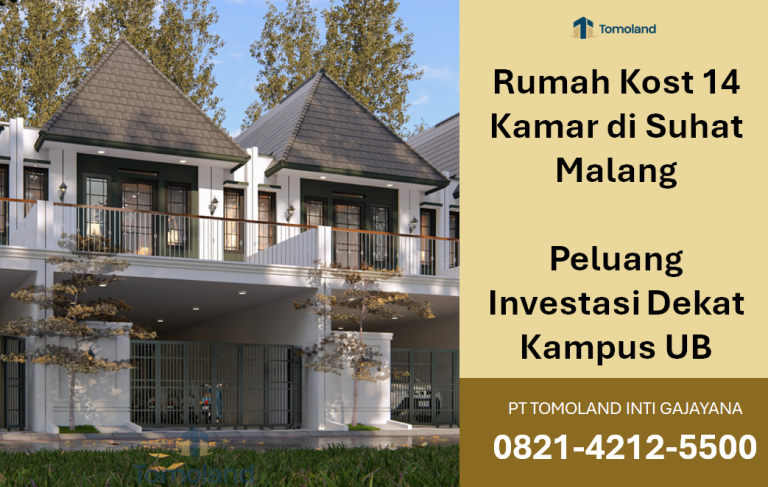 Rumah Kost 14 Kamar di Suhat Malang, Peluang Investasi Dekat UB