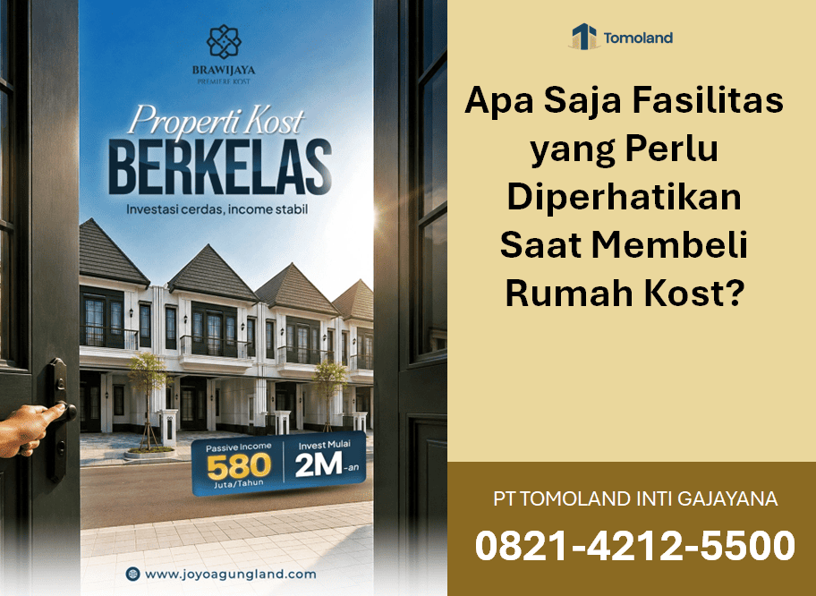 Apa Saja Fasilitas yang Perlu Diperhatikan Saat Membeli Rumah Kost? Cek 7 Hal Ini